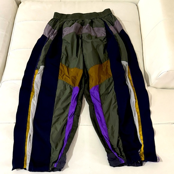 Colorful JNBY patchwork nylon Track Pants medium - Picture 1 of 8